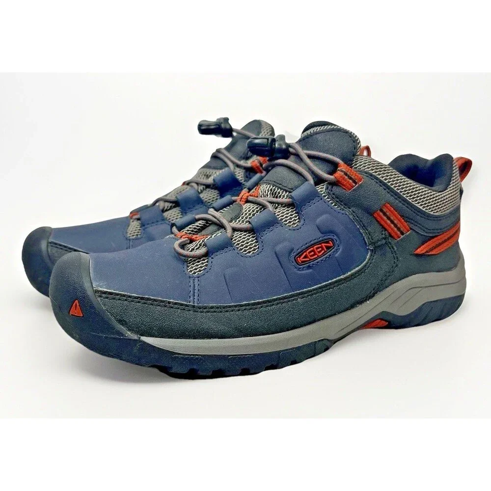Keen Dry Waterproof Hiking Shoe Womens Size 6.5 Mens 5 #1019829 Blue Gray Orange